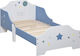 Παιδικό Κρεβάτι Μονό για Στρώμα 70x140cm Γαλάζιο
