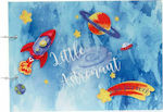 Ζήβας Guest Book Little Astronaut Μπλε