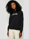 Bebel H Women's Sweatshirt Hooded Black