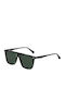 D.Franklin Atmos Sunglasses with Green Tartaruga Frame and Green Lens DFKSUN0760-0804-UNI