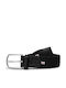 London Elastic Men's Belt Knitted Black