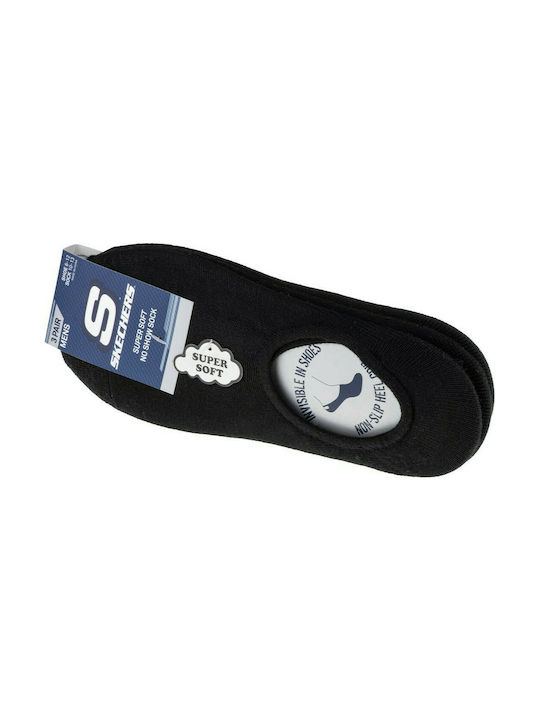Skechers S112219 Ανδρικές Μονόχρωμες Κάλτσες Μαύρες 3Pack