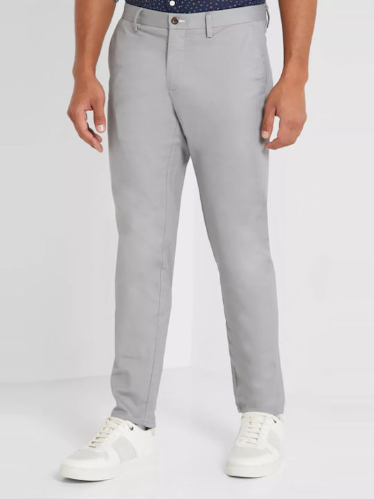 Gant Men's Trousers Chino in Slim Fit Gray