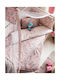 Vesta Home Σετ Βρεφικά Σεντόνια Κούνιας Βαμβακερά Mouse Ροζ 120x165εκ. 3τμχ