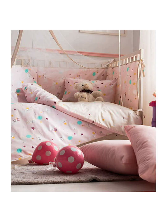 Vesta Home Cat Baby Quilt aus Polyester Rosa 120x160cm