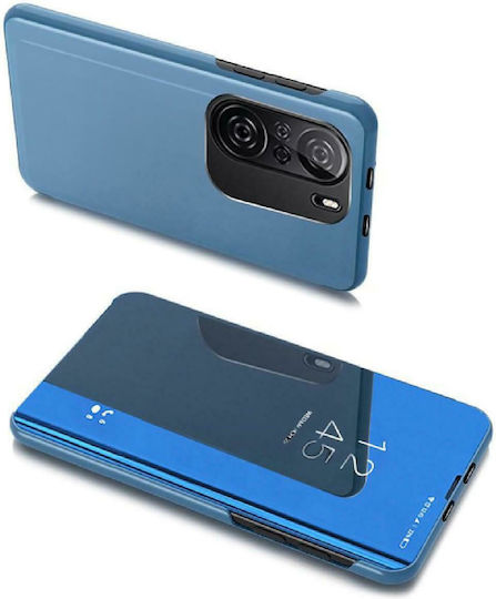 Hurtel Clear View Book Plastic Blue (Poco F3 / Mi 11i)