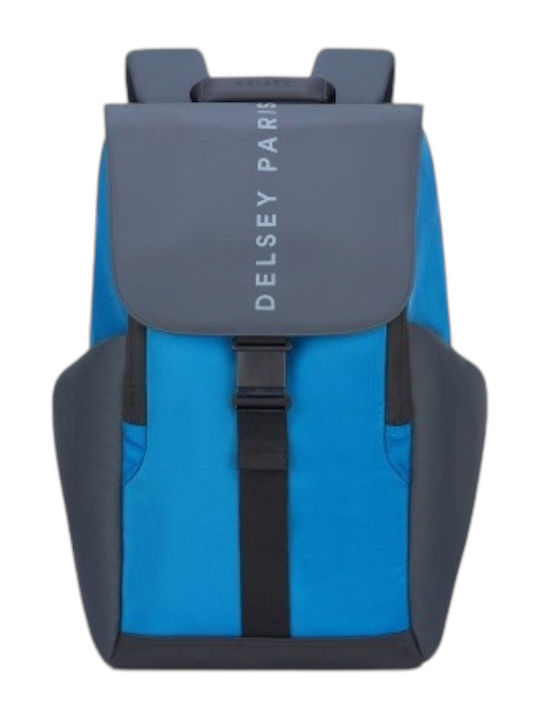 Delsey Securflap Τσάντα Πλάτης 15.6" Μπλε