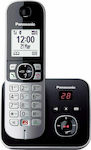 Panasonic KX-TG6861 Ασύρματο Τηλέφωνο με Aνοιχτή Aκρόαση Μαύρο
