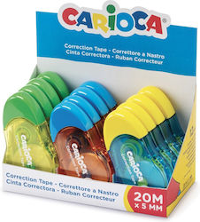 Carioca Διορθωτική Ταινία Κόκκινο (Διάφορα Χρώματα) 1τμχ