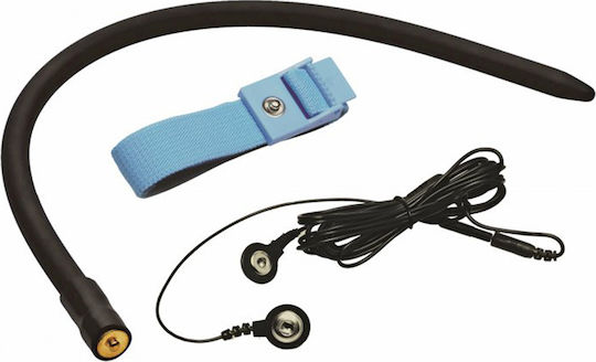 Zeus Electrosex Amped Ass Cock & Ball Strap with Anal E-Stim για Ηλεκτροδιέγερση σε Μαύρο Χρώμα