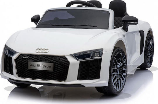 Audi R8 Spyder Διθέσιο με Τηλεκοντρόλ Licensed 12 Volt Λευκό για 1+ Ετών