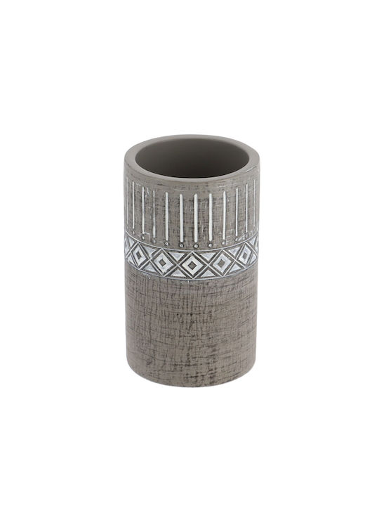 Aria Trade 61118180 Ceramic Cup Holder Countertop Gray