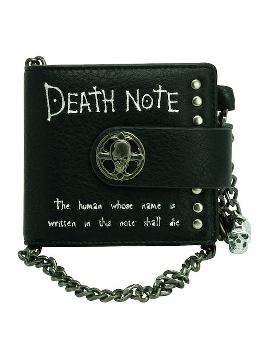 Abysse Death Note Детски портфейл с клипс за Момче Черно ABYBAG435