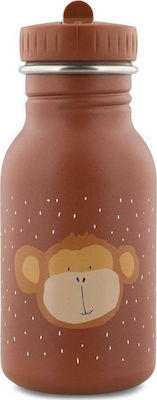 Trixie Mr. Monkey Kinder Trinkflasche Rostfreier Stahl Braun 350ml