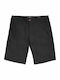 Double MSHO-127 Men's Chino Monochrome Shorts Black