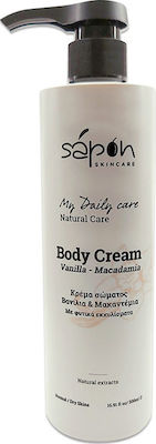 Sapon Vanilla - Macadamia Body Cream 500ml