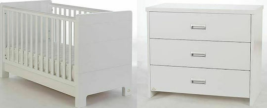 Santa Bebe Andromeda Nursery Furniture Set White / White 125-417