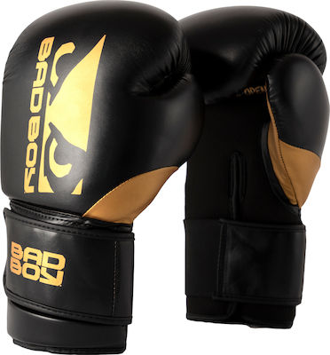 Bad Boy Zeus Synthetic Leather Boxing Competition Gloves Black