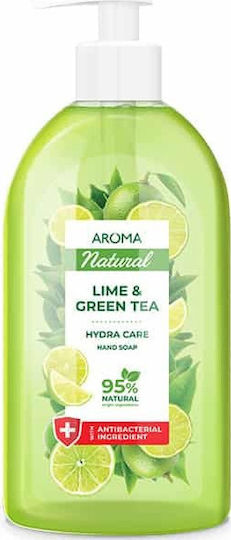 Aroma Lime și Ceai Verde Săpun Lichid cu Pompă Ceai Verde 500ml
