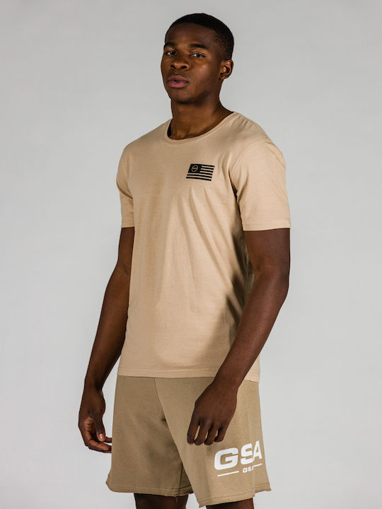 GSA T-shirt Μπεζ