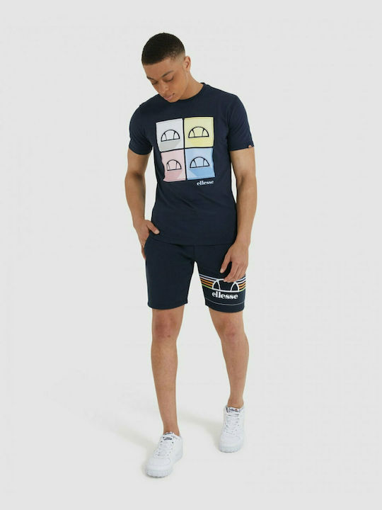 Ellesse Aiutarmi Αθλητική Ανδρική Βερμούδα Navy Μπλε