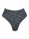 Rock Club BP-3162 Bikini Brasilien Hohe Taille Schwarz BP3162.about-dot