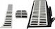 Auto Gs Car Pedal Set for VW Passat Aluminum Silver 3pcs