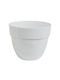 Marhome Γλάστρα Orchidea wa Γλάστρα Πλαστική Λευκή 21x21x18εκ.