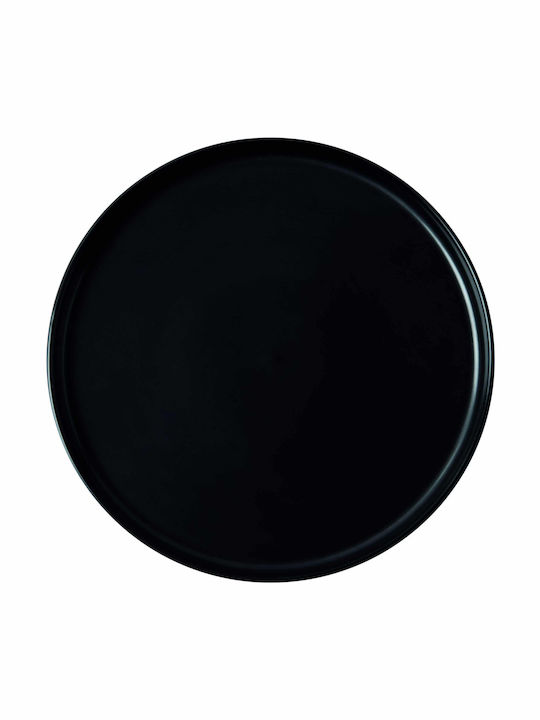 GTSA Midnight Πιάτο Ρηχό από Πορσελάνη Μαύρο με Διάμετρο 21cm