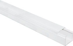 Aca Canal de Cablu din Plastic 100x40mm Alb 2m