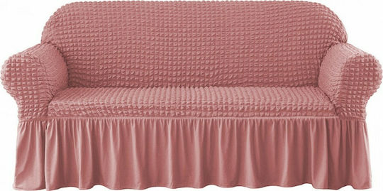 Elastic Cover for Three Seater Sofa Pink 1pcs 3SEAT-PINK