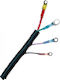 Eval Electrical Conduit with Diameter 23mm made of Plastic 1m Split Spiral 04423-25