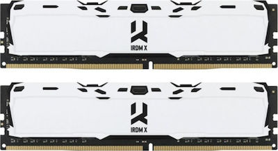 GoodRAM IRDM X 16GB DDR4 RAM with 2 Modules (2x8GB) and 3200 Speed for Desktop