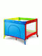 Asalvo Playpen Παρκοκρέβατο με Στρώμα Πολύχρωμο 97x97cm