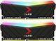 PNY XLR8 16GB DDR4 RAM με 2 Modules (2x8GB) και Ταχύτητα 4000 για Desktop