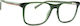 Bărbați Plastic Rame Ochelari Verde L2848-317