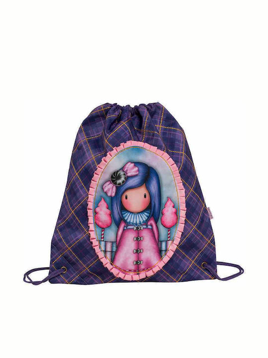 Santoro Sugar Plum Kids Bag Pouch Bag Purple 30cmx35cmcm