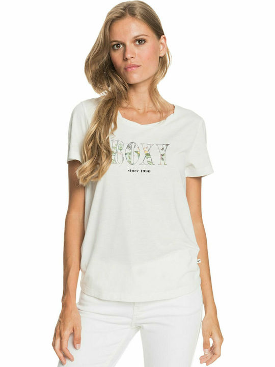 Roxy Chasing The Swell Women's Athletic T-shirt White