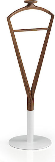 Oliver B Wooden Coat Rack White/ Brown Aloha 50x50x130cm