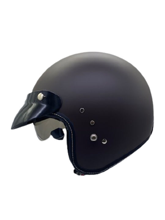 Zeus 380F Matt Brown Motorradhelm Jet DOT / ECE 22.05 1050gr