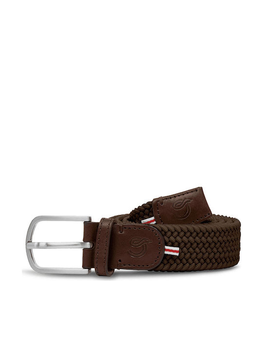 La Boucle Florence Elastic Men's Belt Knitted B...