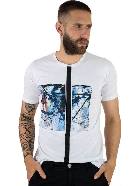 Stefan Fashion T-Shirt Weiß