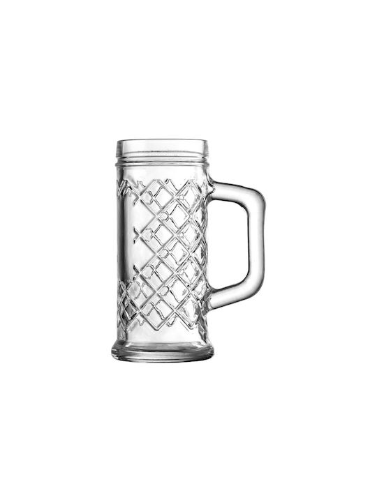 Uniglass Tankard Rhombus Glas Bier, μπίρας aus Glas 300ml 1Stück