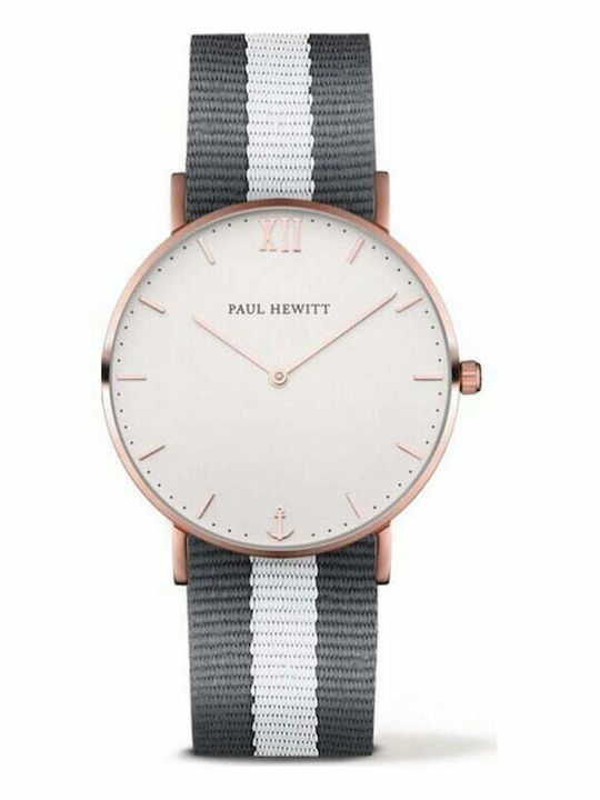 Paul Hewitt Men's Watch 39mm Battery with Fabric Strap