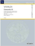 Schott Vivaldi - Concerto VI Op X N.6 Παρτιτούρα για Πνευστά