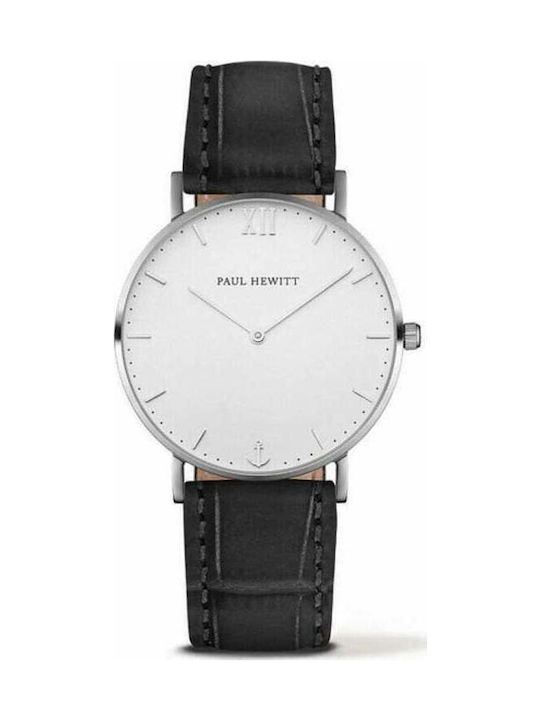 Paul Hewitt Watch Battery with Brown Leather Strap