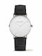 Paul Hewitt Ανδρικό Ρολόι 39mm Μπαταρίας με Καφέ Δερμάτινο Λουράκι
