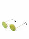L.G.R. Monastir Damen Sonnenbrille mit Gold Gestell und Gelb Linse MONAST-GOLD03