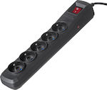 Active Jet 5-Outlet Power Strip 1.5m Black