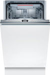 Bosch SPV4XMX20E Πλήρως Εντοιχιζόμενο Πλυντήριο Πιάτων με Wi-Fi για 10 Σερβίτσια Π44.8xY81.5εκ. Λευκό